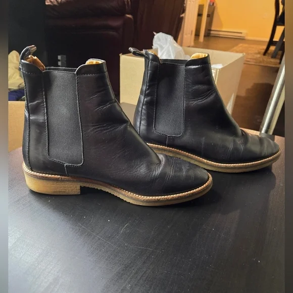 Everlane Womens Chelsea Boots Black Size 7 - Picture 12 of 13